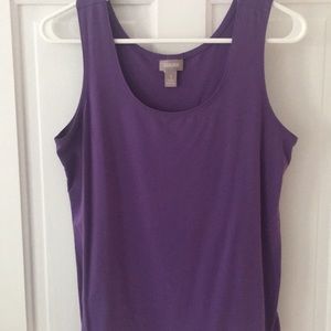 Chico’s purple tank top